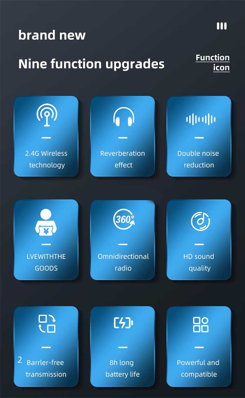 SX9 MINI DUAL WIRELESS TYPE C | IPHONE MICROPHONE - Mega Phone City